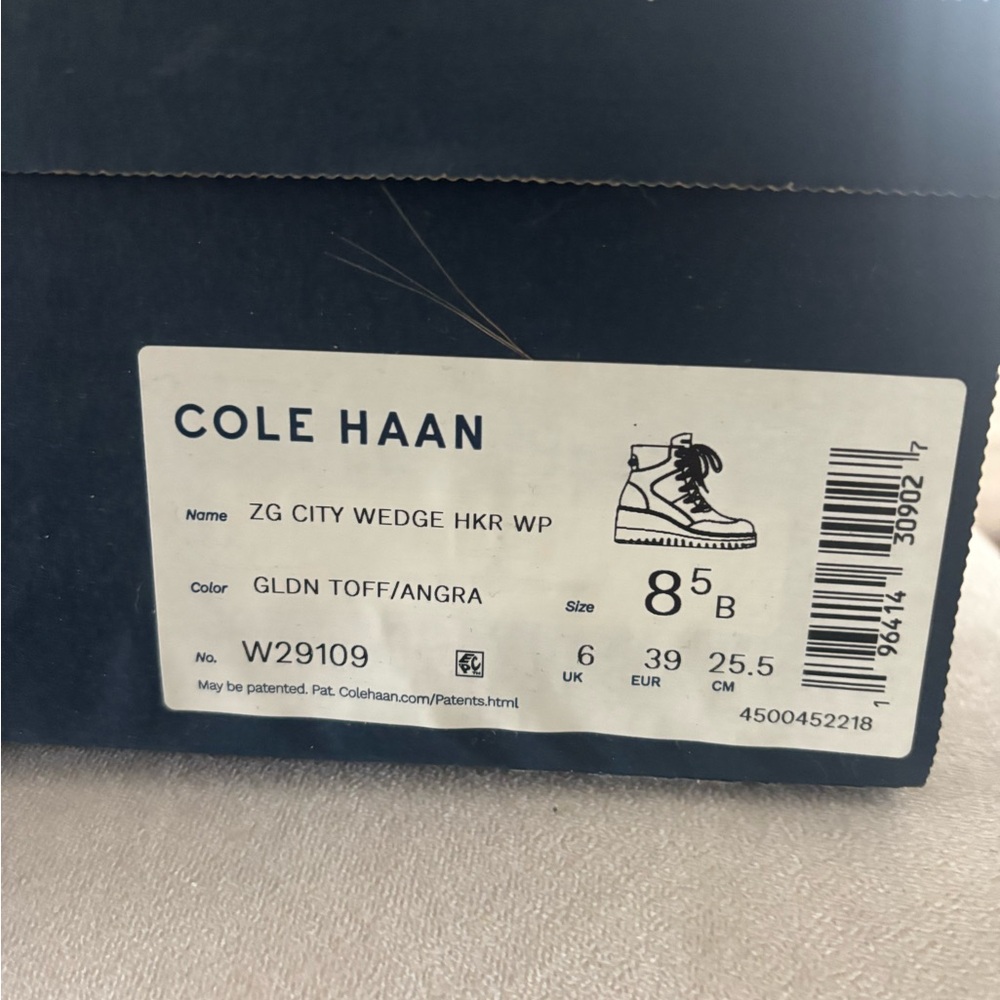 Cole Haan Women's Brown Lace-Up winter/snow boots - Picture 2 of 4